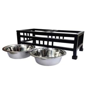 Our double Diner elevated dog bowls were designed with the health of you pet in mind