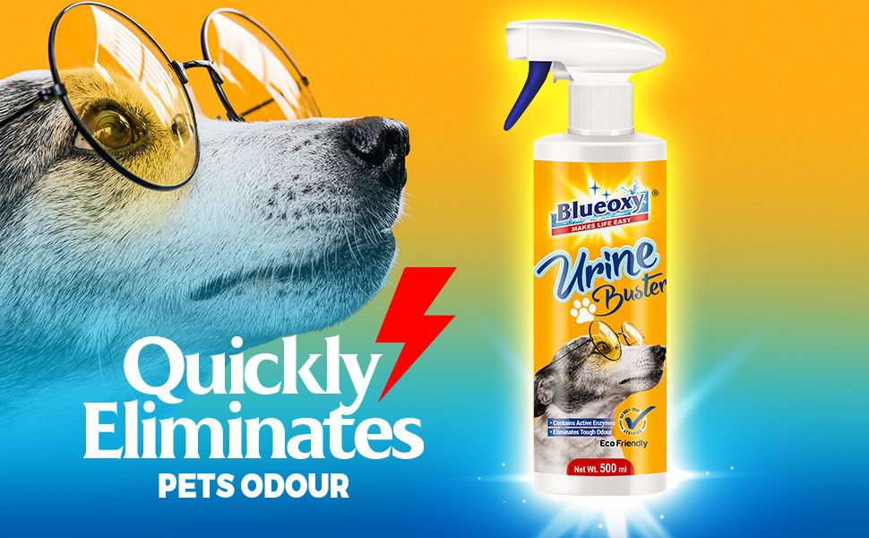 Quickly eliminates pet odours
