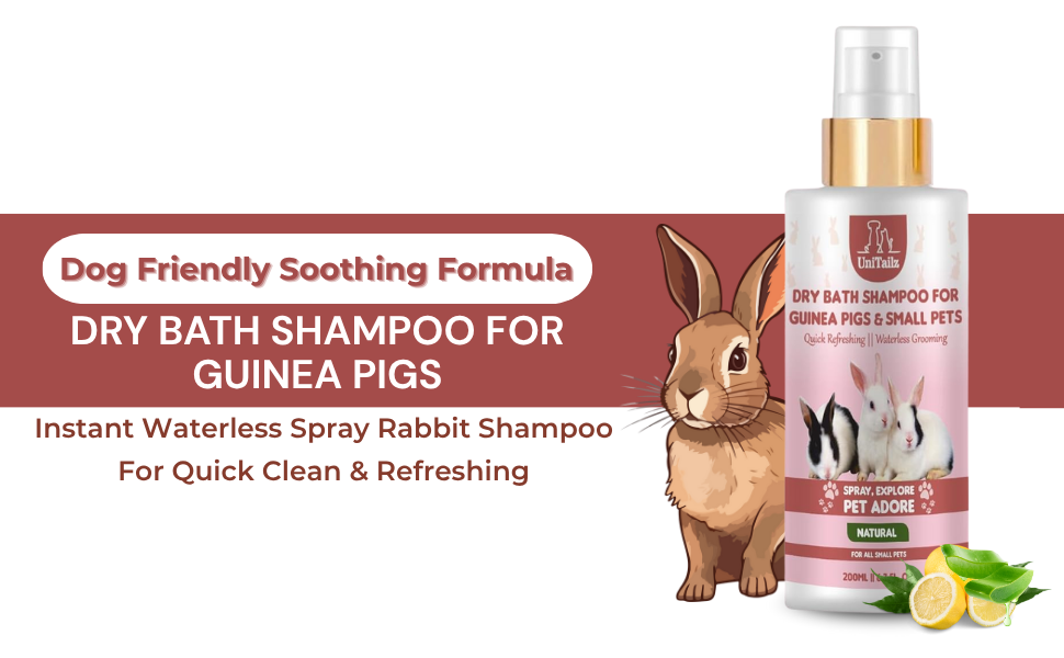 SPN-E2FA Dry Bath Shampoo For Guinea Pigs & Small Pets