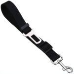 Foodie Puppies Dog Car Seat Belt for Small Medium Size Pets, Adjustable Safety Heavy Duty Elastic Lead Harness for Cars with Elastic Nylon (Tether Leash 70cm)