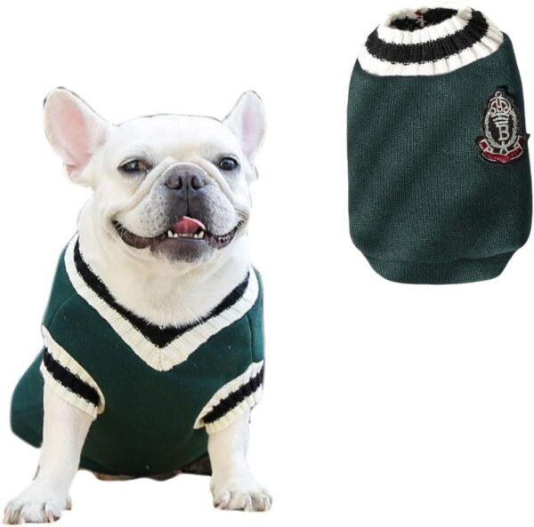 Lulala Pet Dog Sweater for Winter – Soft, Thick Knitwear Shirt Vest for Small Dogs, Classic Warm Puppy Sweater, Perfect for Cold Weather & Puppies, Comfortable & Cozy Dog Clothes