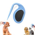 Pet Knotting Comb - Knotting Comb for Dog Pet Grooming Brush, Knotting Comb for Cats, Pet Dematting Comb Knotting Combs Hair Removal, Pet Grooming Combs Dematting Tools (Blue)