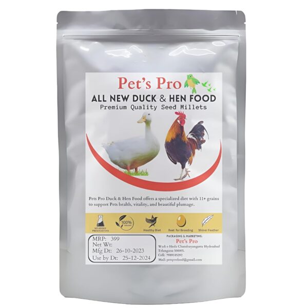 Pets Pro Food for Hen Duck Chicks Teetar Batair Feed 500gm Teetar Batair Premium Bird Food Grower Baby Chicken, Chicks, Pellet Feed (Hen, Duck, BATER, EMU) (Feed 500GM)